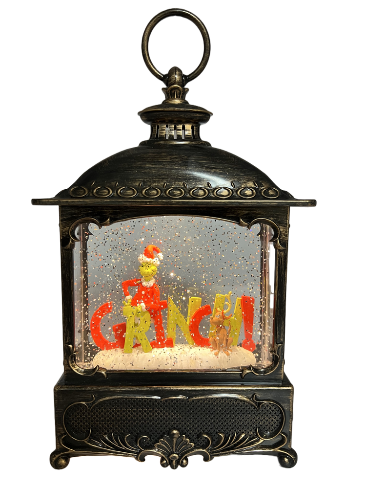 Brass LED Water-Spinning Lantern Grinch and Max