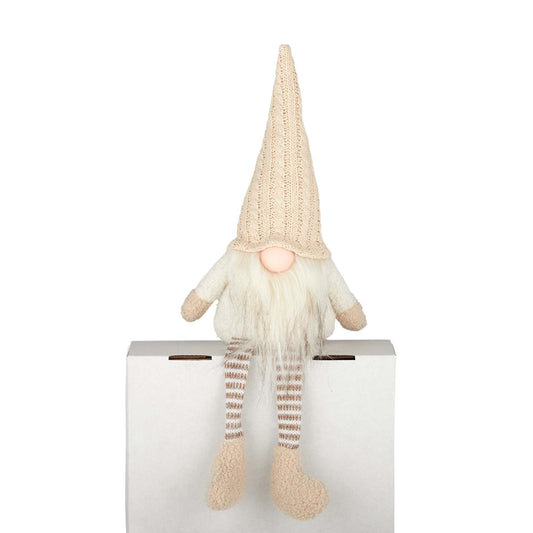 Dangly Legs Gnome Fab 16x9x42cm White