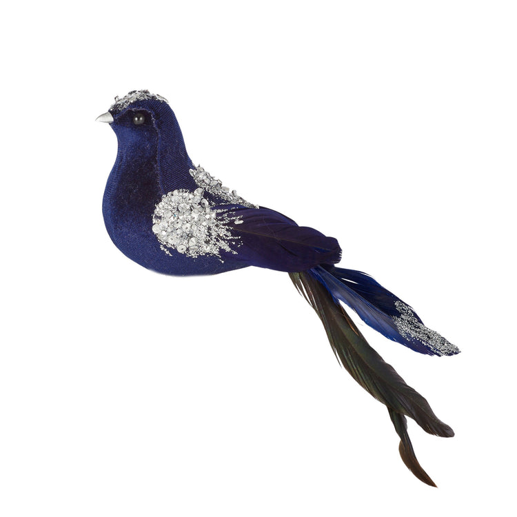 Birdy Velvet 6x8x23cm Blue